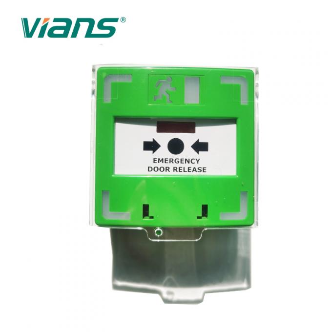 ABS PC Alarm przeciwpożarowy Awaryjne zwolnienie przycisku wyjścia drzwi IP55 Pilne 0